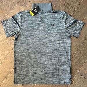 Under Armour Men's Gray Heather Polo